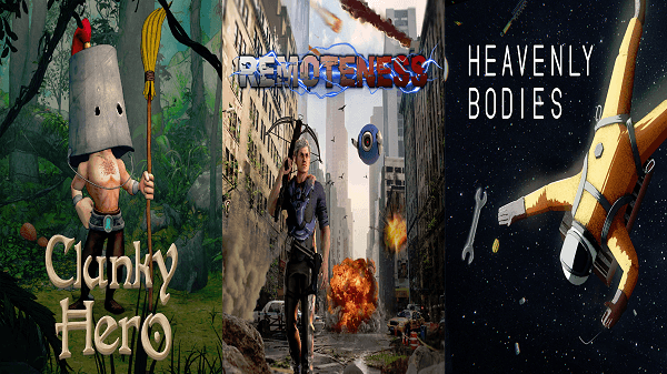 Clunky Hero, Remoteness and Heavenly Bodies PS4 Game FPKGs.png