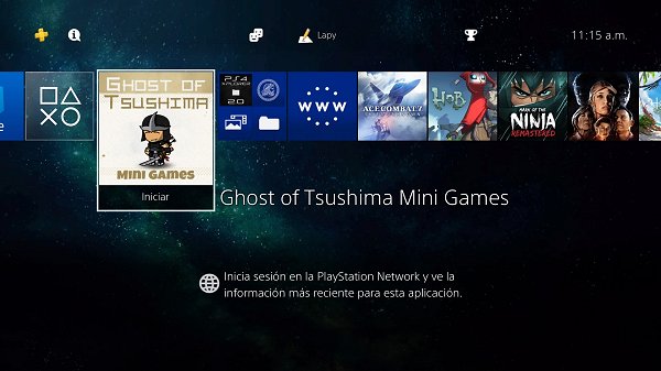 Ghost of Tsushima Mini Games Homebrew PS4 PKG by LapyGames.jpg