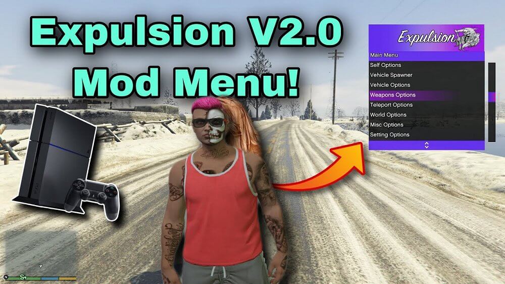 GTA 5 v1.35 Expulsion v2.0 Mod Menu for PS4 9.00 by LushModz.jpg