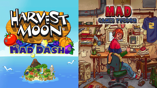Harvest Moon Mad Dash & Mad Games Tycoon PS4 PKGs by Opoisso893.png