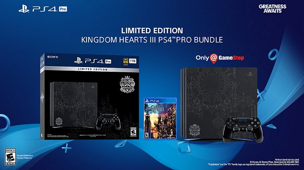 Kingdom Hearts III PS4 Pro Limited Edition Bundle Out January 29th.jpg