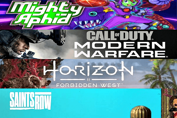 Mighty Aphid, CoD MW, Horizon Forbidden West & Saints Row PS4 PKGs.png