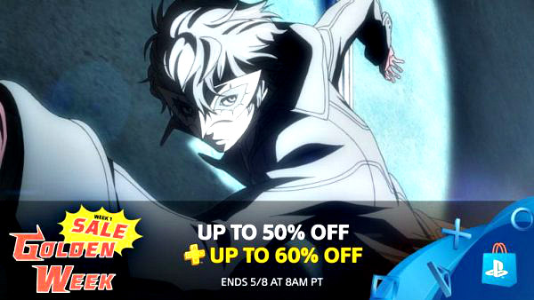 Monster Hunter World & Persona 5 Featured in PSN Golden Week Sale.jpg