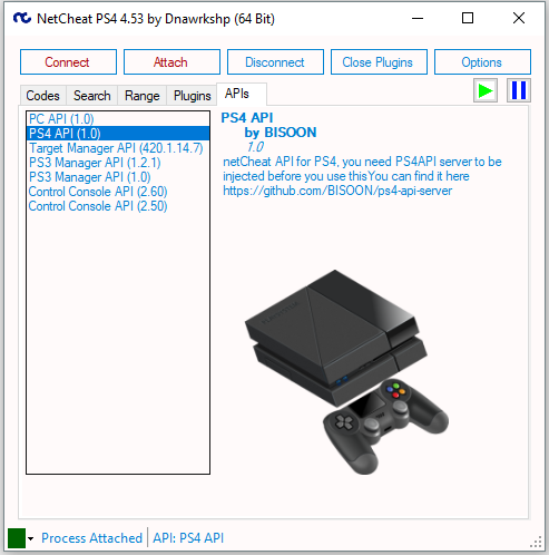NetCheat API for PS4 4.05 Firmware by BISOON for Game Cheats.png