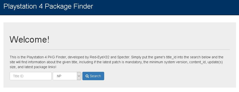 PlayStation 4 Package (PKG) Finder by Red-EyeX32 and Specter.png