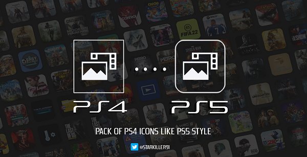 PS4 Icon Project with PS5 Style Pack by Starkiller_1991 is Released.jpg