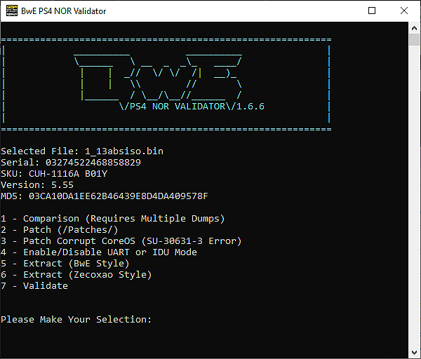 PS4 NOR Validator.png