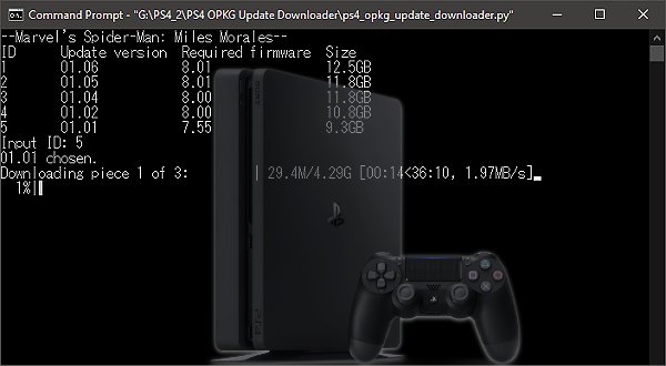 PS4 OPKG Update Downloader Tool for Game Update PKGs by Sorrow446.jpg