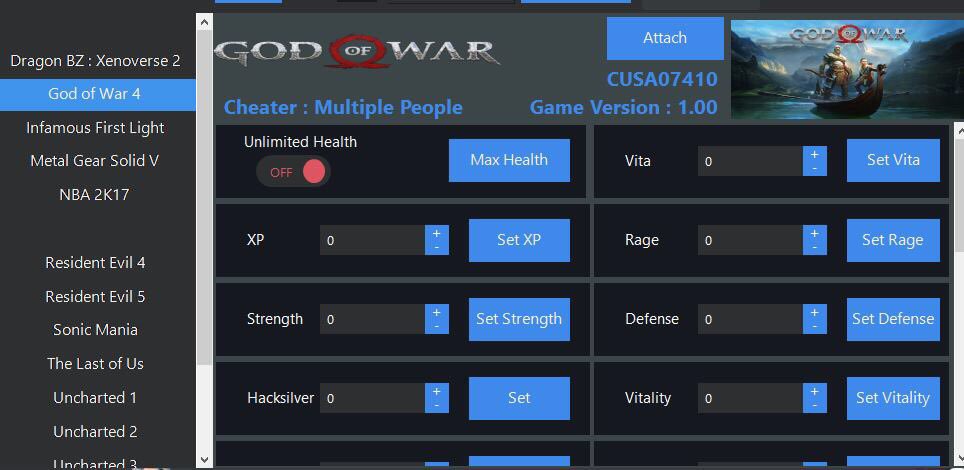 God of war trainer