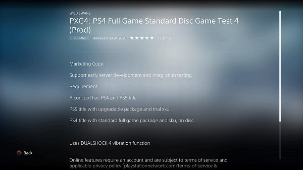 PXG4 PS4 FG Disc Game Test 4 Entitlement (CUSA24837 Prod) PKG Leak 3.jpg