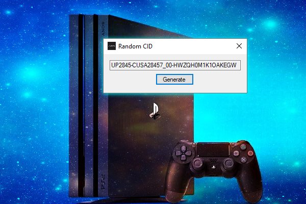 Random Content ID (CID) Generator for PS4 PKG Files by Backporter.jpg