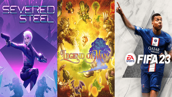 Severed Steel, Legend of Mana and FIFA 23 PS4 FPKG Updates.png