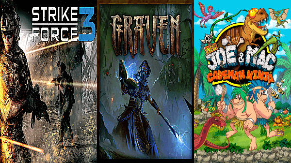 Strike Force 3, Graven and New Joe & Mac Caveman Ninja PS4 FPKGs.png