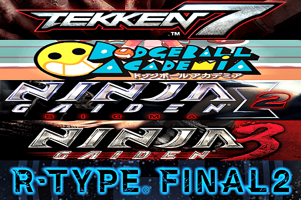 Tekken 7, Dodgeball Academia, Ninja Gaiden 2 & 3 and R-Type Final 2 PS4 PKGs.png
