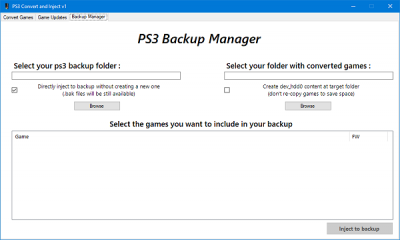 PS3 Convert & Inject v1 for PlayStation 3 Game Injecting by SvenGDK 4.png