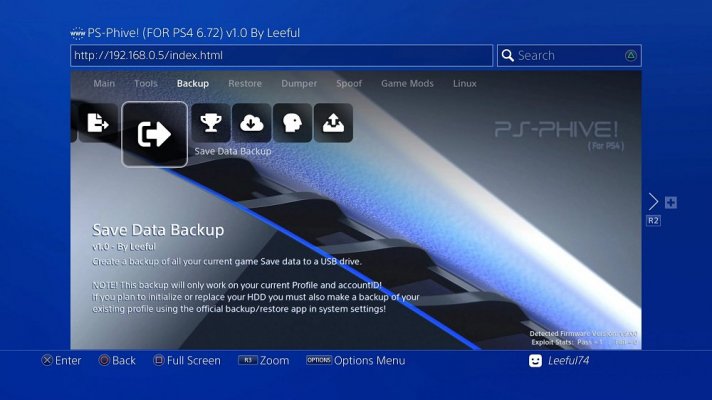 PS-Phive! (For PS4 6.72) Exploit Host Menu 4.jpg PS-Phive! (For PS4 6.72) Exploit Host Menu 4.jpg