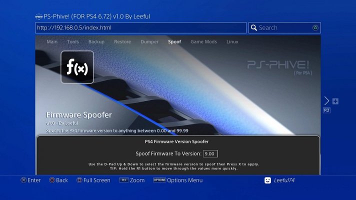 PS-Phive! (For PS4 6.72) Exploit Host Menu 8.jpg PS-Phive! (For PS4 6.72) Exploit Host Menu 8.jpg