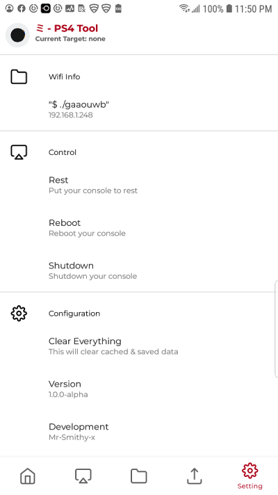 Mi PS4 Remote Tool Android PS4 Management APK by MrSmithyx 6.png Mi PS4 Remote Tool Android PS4 Management APK by MrSmithyx 6.png